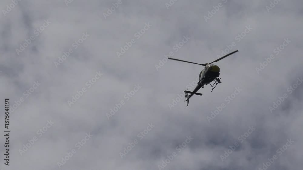 Helicopter Flying, Air Traffic Transporting on Sky, Copter Patrolling in Flight, Close up Air Force Helicopter Flying, Air Traffic Transporting on Sky, Copter Patrolling in Flight, Close up Air Force