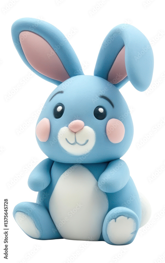 Fototapeta premium PNG Rabbit character cute illustration.