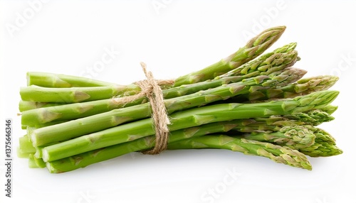 asparagus bundle ready to cook cut out stock