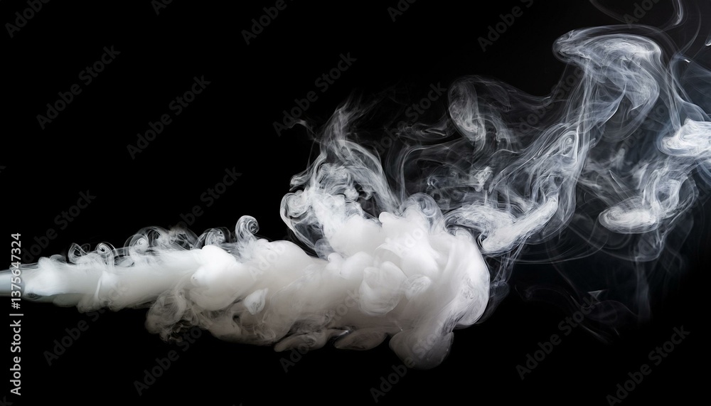 isolated white smoke of e cigarette isolated white smoke of e cigarette