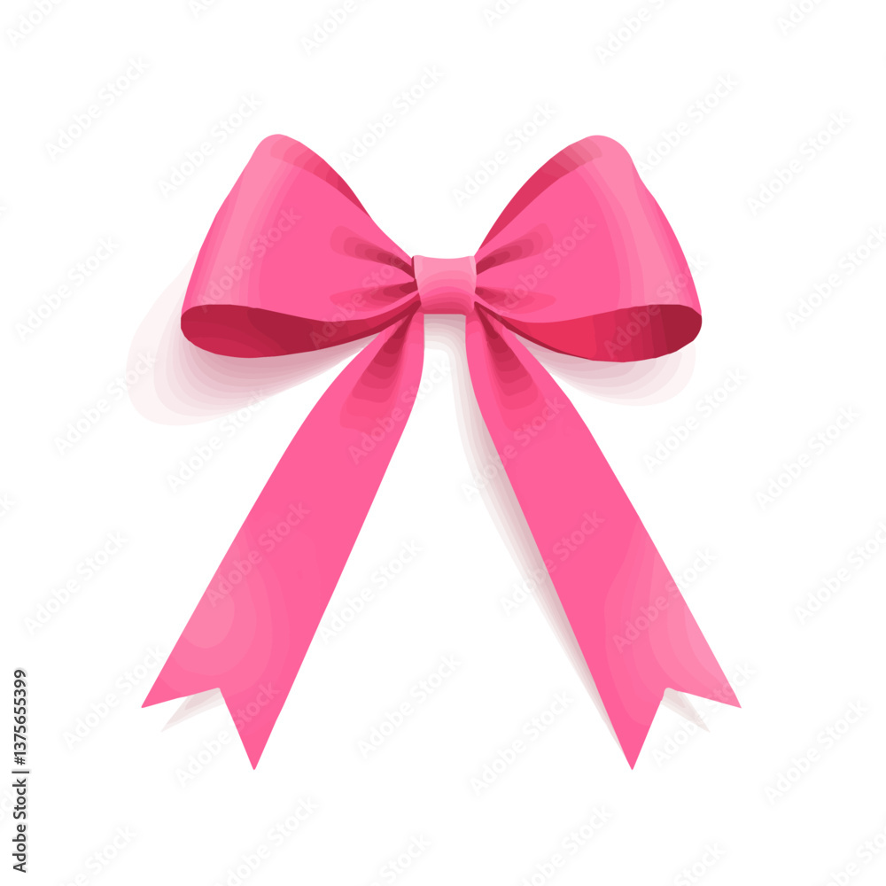 Flat vector Valentine's Day gift ribbon, minimalist design, isolated on a white background.
Flat vector Valentine's Day gift ribbon, minimalist design, isolated on a white background.