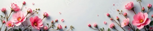 Delicate floral elements in subtle grey tones , small floral patterns, botanical prints, abstract floral