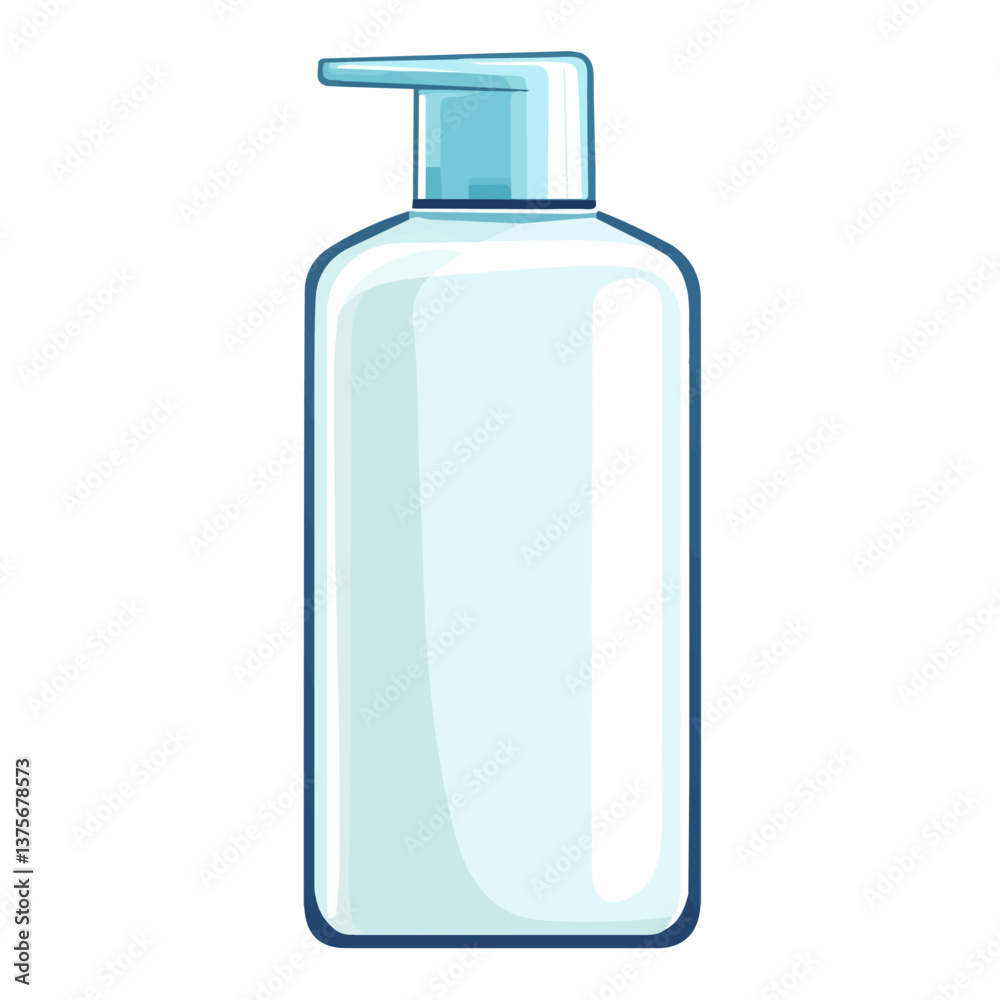 Flat vector shampoo bottle, minimalist design, isolated on a white background.
Flat vector shampoo bottle, minimalist design, isolated on a white background.