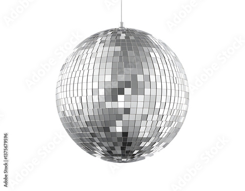 Shiny disco ball for a party