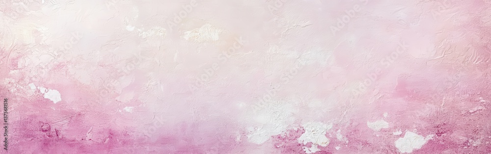 Fototapeta premium Abstract Pastel Pink Textured Background with Delicate Brush Strokes and Subtle Variations in Tone