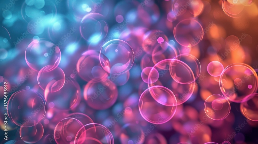 Soft, floating abstract circles with a glowing effect. Soft, floating abstract circles with a glowing effect.