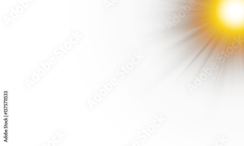 Png light effect. Spotlight spark. Stadium Lighting. Sunlight, Spot lighting with insert bams of ICE strobes. Bring in the spotlight with a star.	
