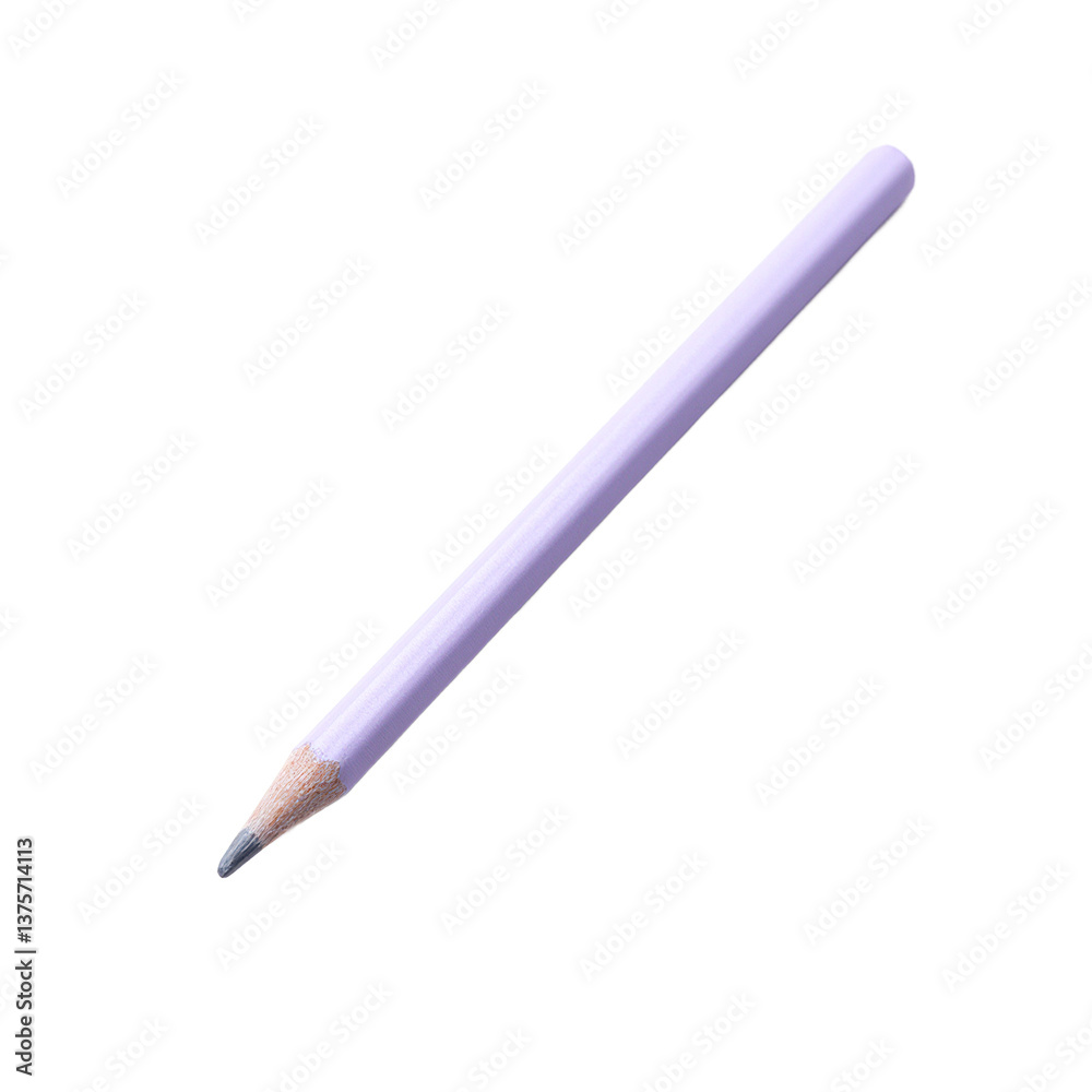 Soft lavender colored pencil with a pastel shade and clean sharp tip perfect for gentle and artistic creations Soft lavender colored pencil with a pastel shade and clean sharp tip perfect for gentle and artistic creations