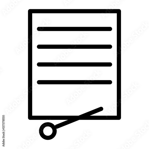 Hockey Draft Icon Line