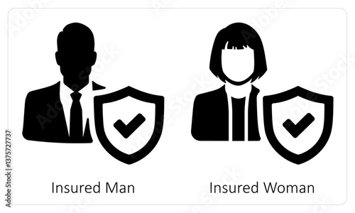 Insured Man and Insured Woman