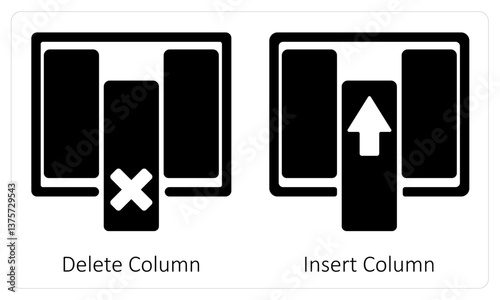 Delete Column and Insert Column