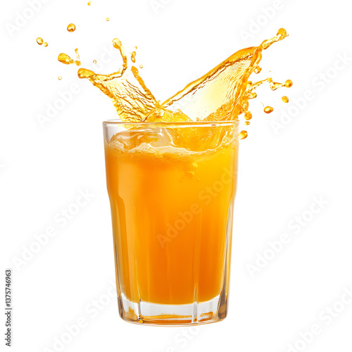 Bacupari Juice with splash into a Glass png