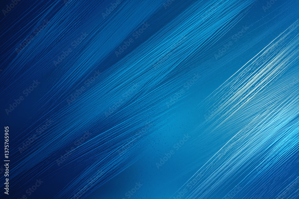 Vibrant blue abstract background with dynamic brush strokes, creating fresh and energetic feel. Perfect for design projects needing modern touch