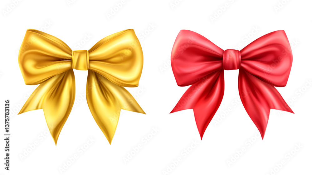Bow Set of Three Different Poses on Transparent Background for Fashion Design, Gift Wrapping, or Event Decoration Bow Set of Three Different Poses on Transparent Background for Fashion Design, Gift Wrapping, or Event Decoration