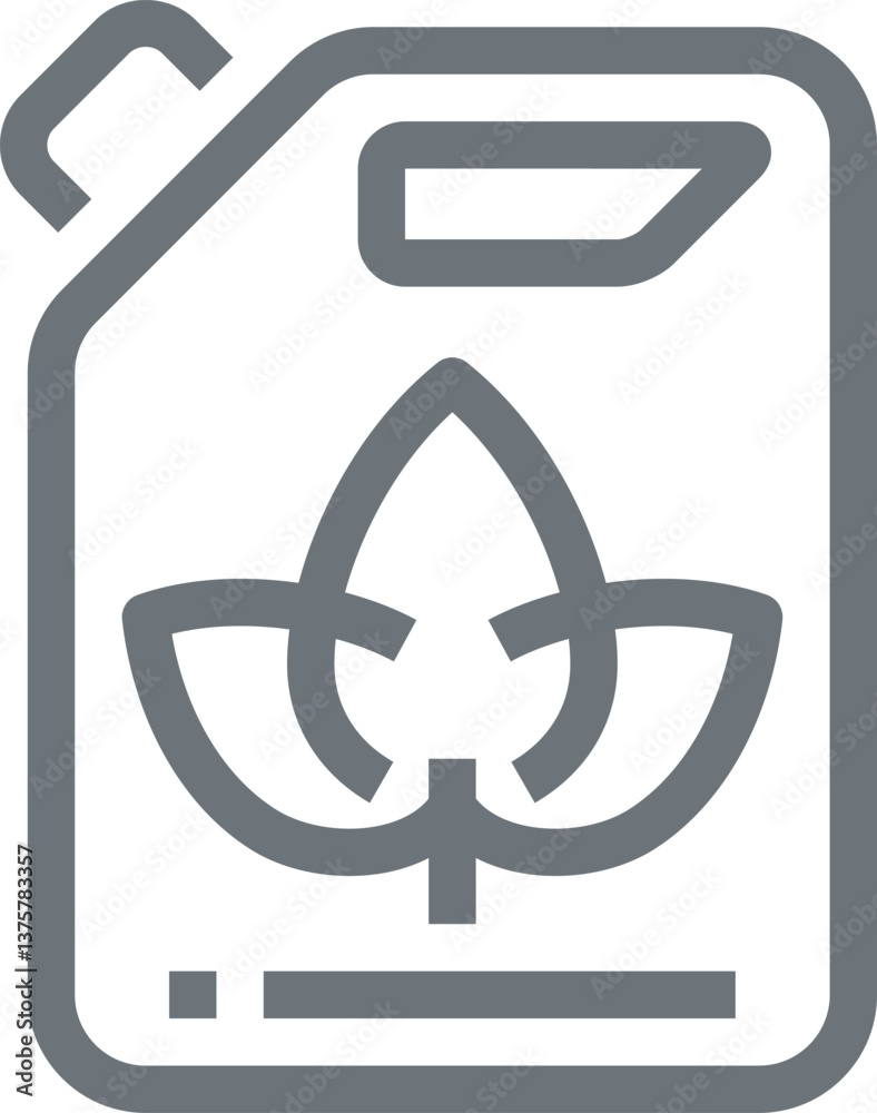 biofuel flat line web icon concept biofuel flat line web icon concept
