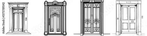 Exploring historic elevator designs showcasing ornate architecture and elegant details in various styles and eras