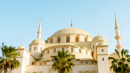 The new Sheikh Zayed Grand Mosque in Fujairah, United Arab Emirates