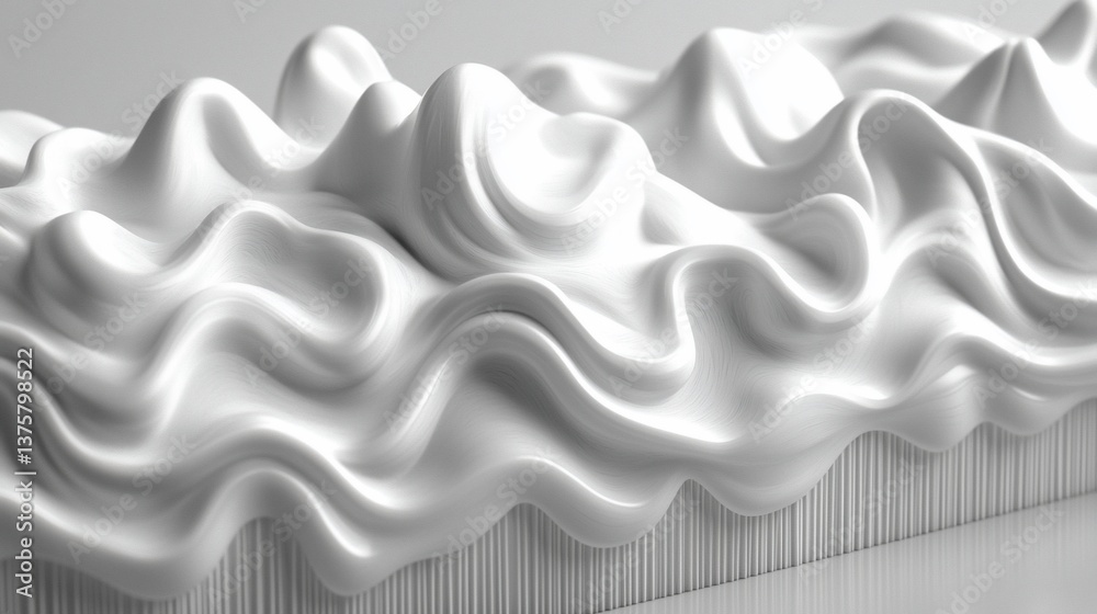 Obraz premium Abstract White Textured Surface Background