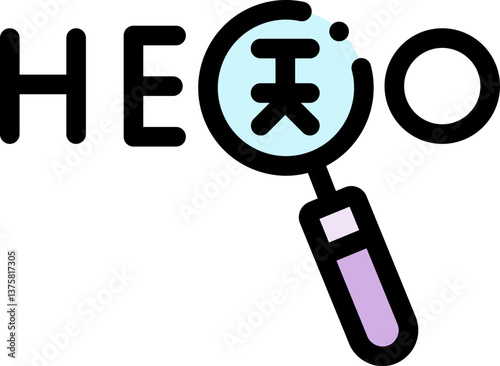 translate Illustration on a white background