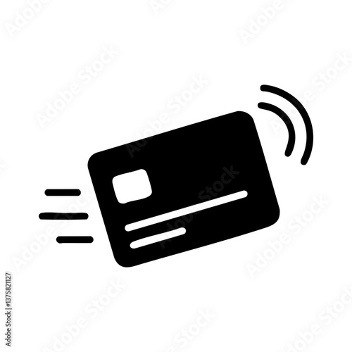 Contactless Payment Credit Card Icon