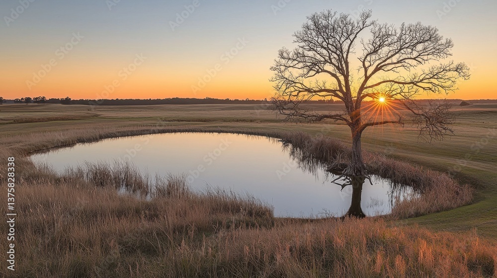 A serene lake bathed in golden light, as the sun sets and gentle ripples create a breathtaking reflection. A serene lake bathed in golden light, as the sun sets and gentle ripples create a breathtaking reflection.