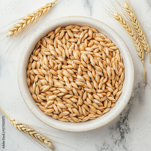 top view wheat ley 