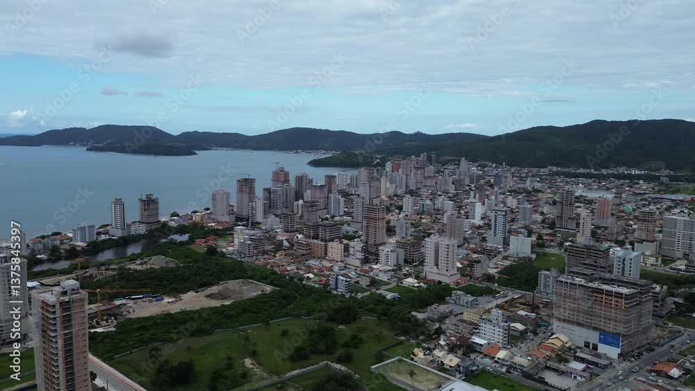 Panoramico da cidade de Porto Belo, Santa Catarina, Brasil Panoramico da cidade de Porto Belo, Santa Catarina, Brasil
