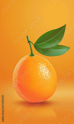 Orange background, simple and clean, orange, real shot
