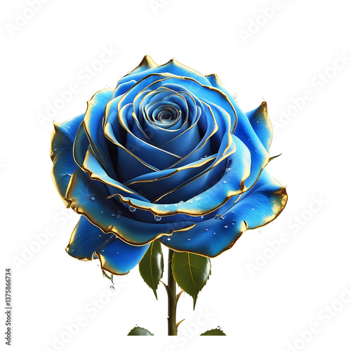 The Timeless Beauty of a Blooming Rose. The Charm of a Perfect Rose.