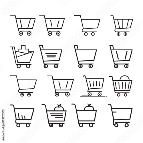 shopping cart icons