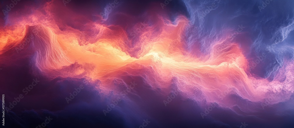 Colorful Nebula Sky Abstract Colorful Nebula Sky Abstract