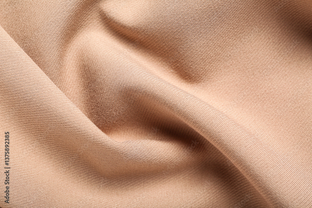 Texture of beige fabric as background Texture of beige fabric as background