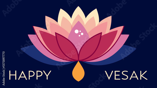 Lotus flowers for Vesak day celebration