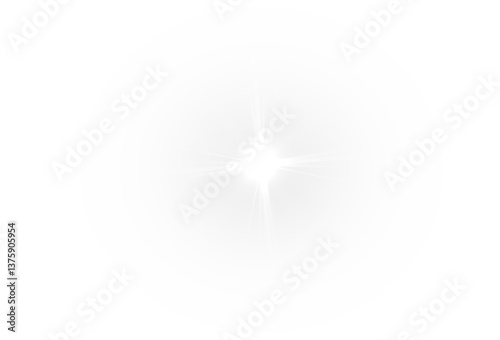 PNG Explosion of glowing sun lens with yellow sunlight and beam effect. Transparent star glare, futuristic ray, bokeh flare, luxury shine, sparkle vector, and stadium spotlight for an abstract png
