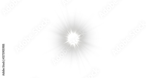 Abstract png background with bright burst design for disco and festive flash. Glitter illumination in an isolated illustration with lamp, line, magic neon projection and projector in a scene
