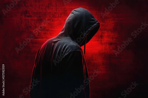 A mysterious banner featuring a hooded hacker, representing the dark web.