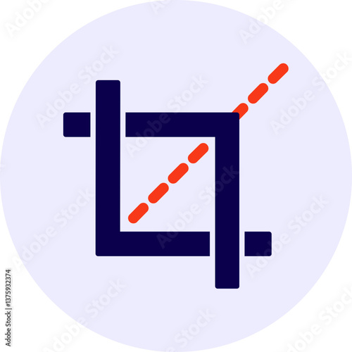 Crop Tool Vector Icon