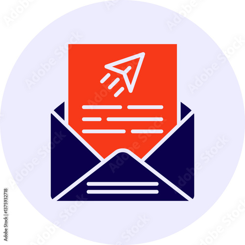 Send Mail Vector Icon Design