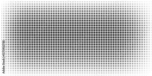 Grunge halftone gradient background. Faded grit noise texture. White and black sand wallpaper. Retro pixelated backdrop. Anime or manga style comic overlay. Vector illustration