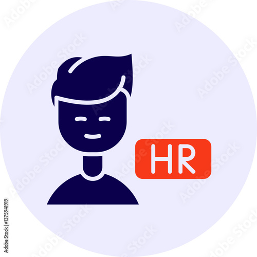 Hr Manager Vector Icon Design