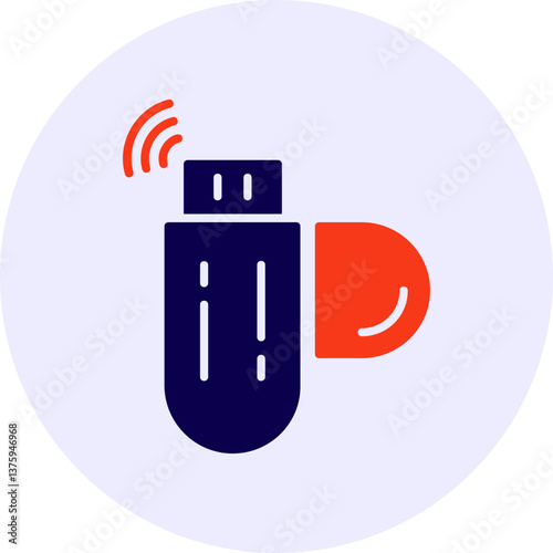 Usb Modem Vector Icon Design