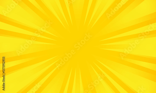 Orange gradient ray burst dot style background vector design