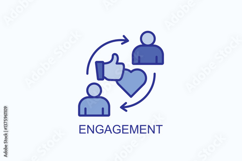 Engagement Icon Or Logo Isolated Illustration