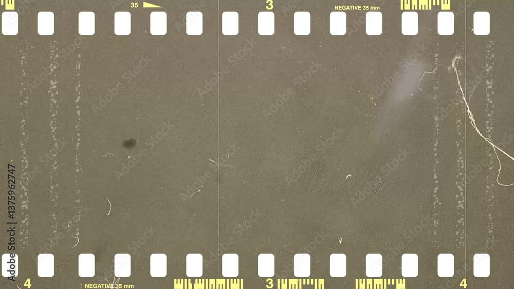 Super 8mm Film Frame Scan Loop
