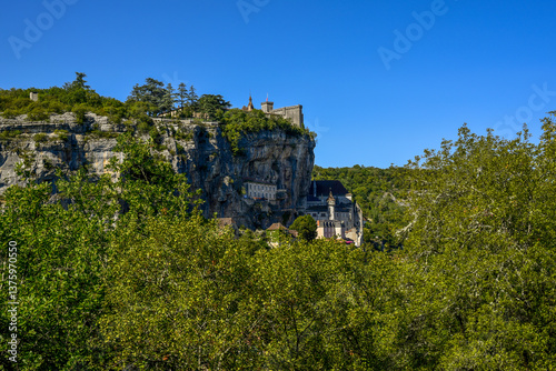 Obraz na płótnie Rocamadour, Lot, Midi-Pyrenees, France w salonie