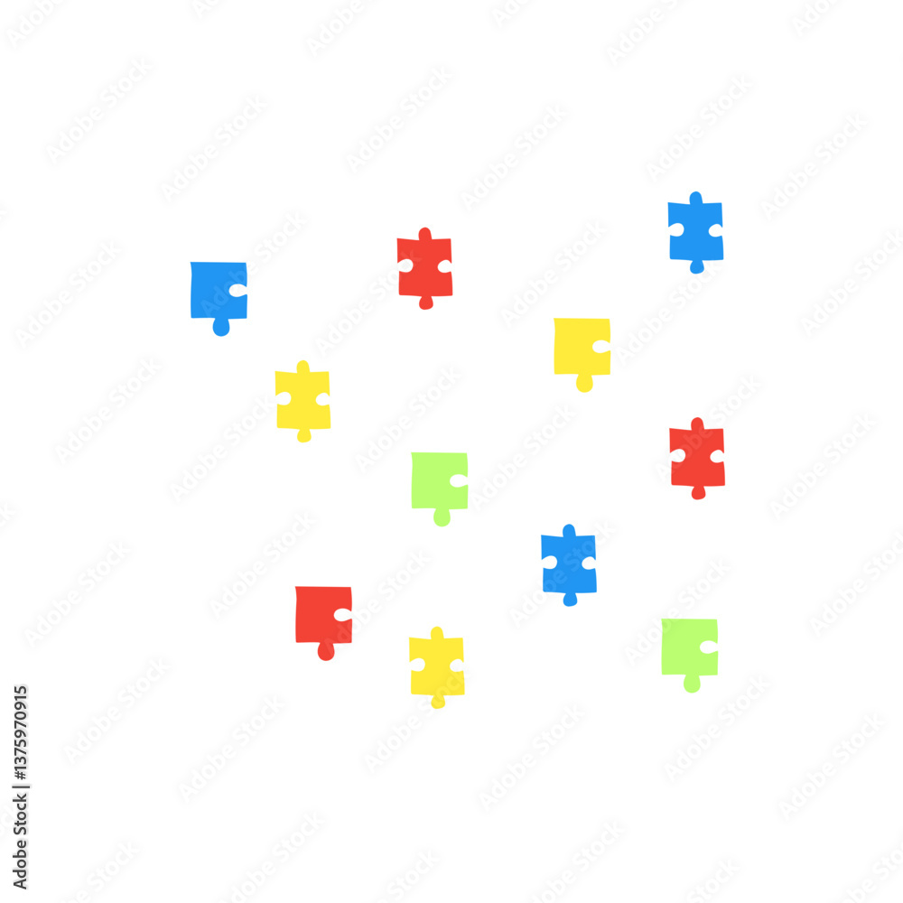 colorful puzzle pattern background colorful puzzle pattern background