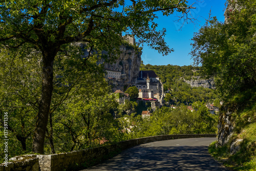 Obraz na płótnie Rocamadour, Lot, Midi-Pyrenees, France w salonie