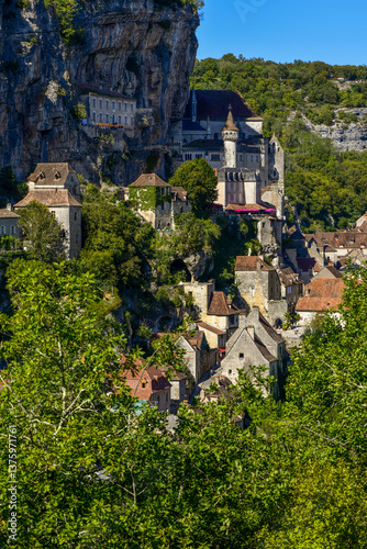 Obraz na płótnie Rocamadour, Lot, Midi-Pyrenees, France w salonie