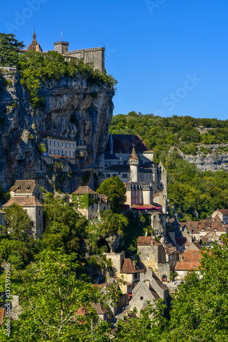 Obraz na płótnie Rocamadour, Lot, Midi-Pyrenees, France w salonie