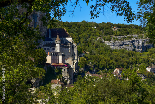 Obraz na płótnie Rocamadour, Lot, Midi-Pyrenees, France w salonie